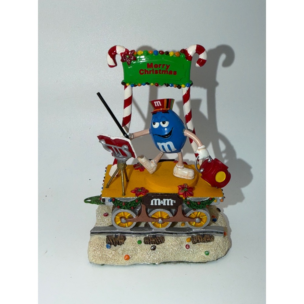 Danbury Mint M&M's Merry Metro Christmas Train 5 Piece Set Holiday Collectible - Picture 5 of 16